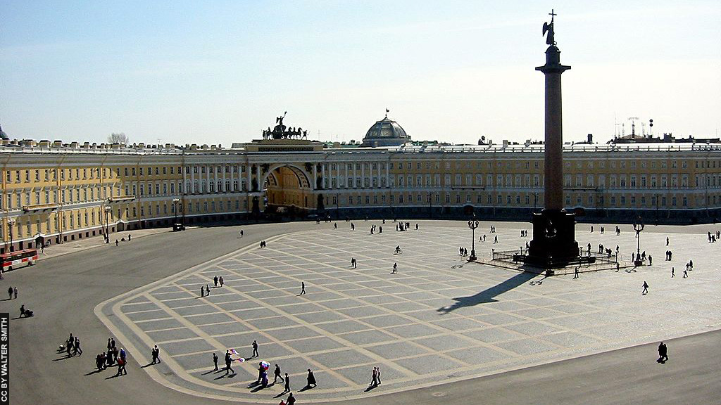 Blog Ativa | Praça do Palácio vista do Hermitage